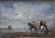 Eugene Fromentin Hunting heron, Algeria china oil painting artist